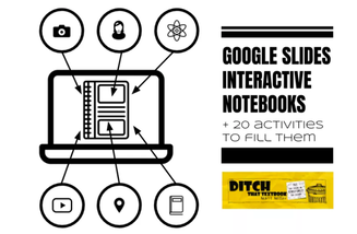 Ad for Ditch That Textbook article about interactive notebooks